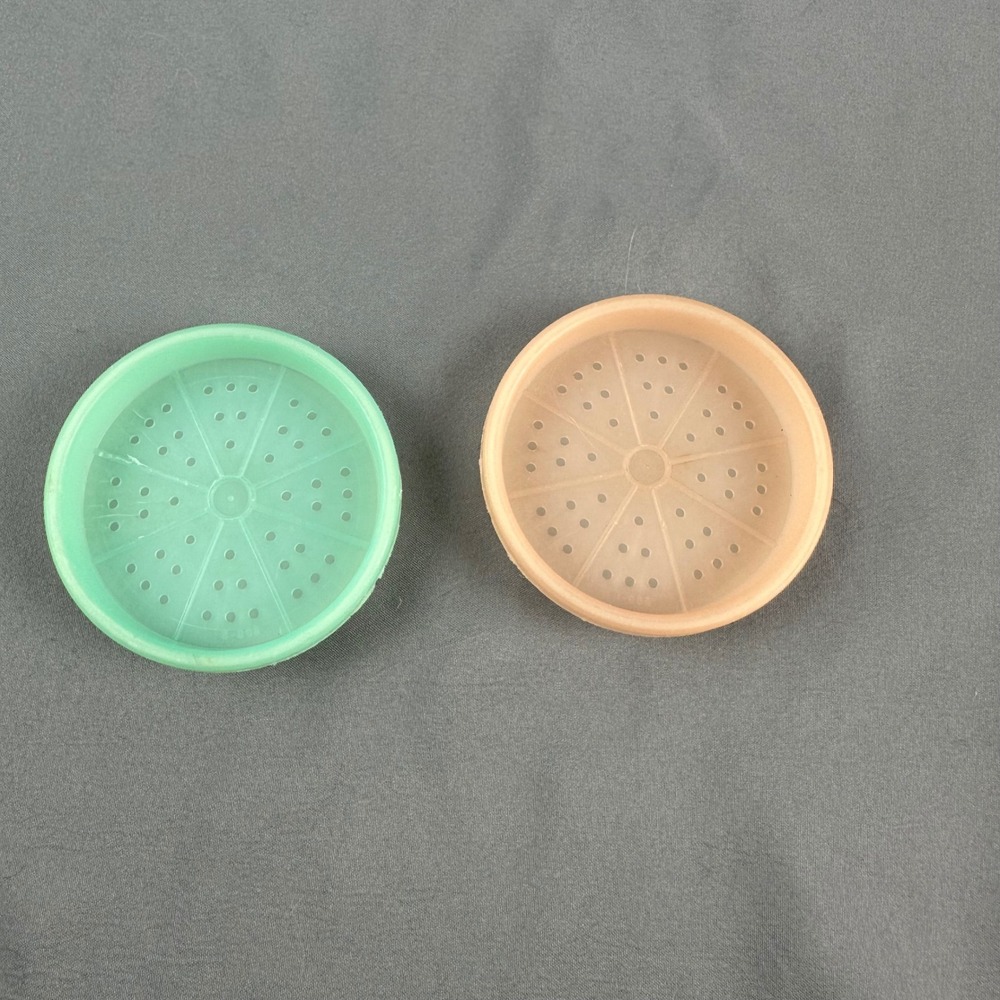 Tupperware wagon wheel coasters x2 pastel colors